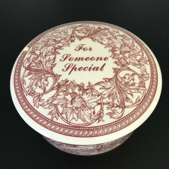 Vintage Spode For Someone Special Porcelain Trinket Box And Jewelry - Picture 5 of 5